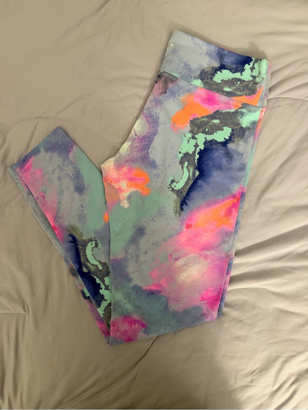 PINK Victoria's Secret Multicolor Tie-Dye Active Leggings